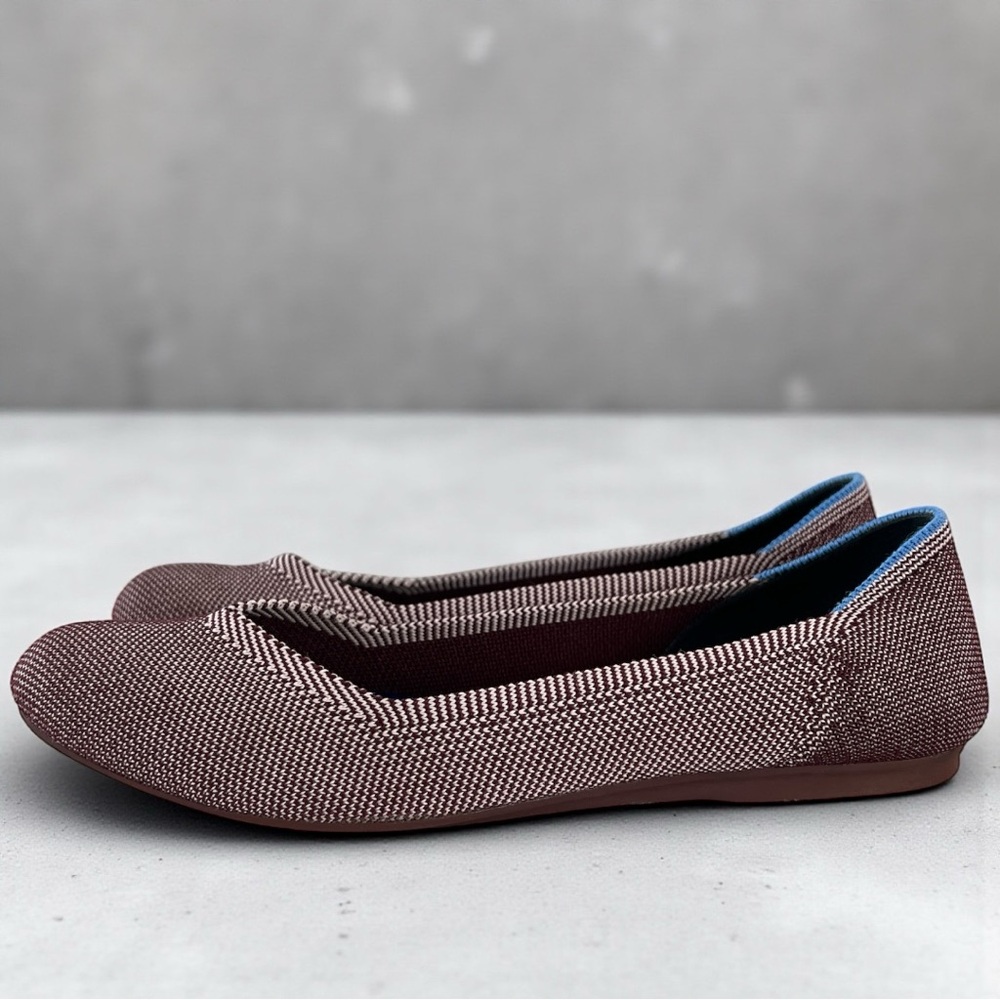 Rothy’s Rare Birdseye Plum Ballet Flats – Size 8.5 Authentic Very Good Condition - Picture 6 of 17
